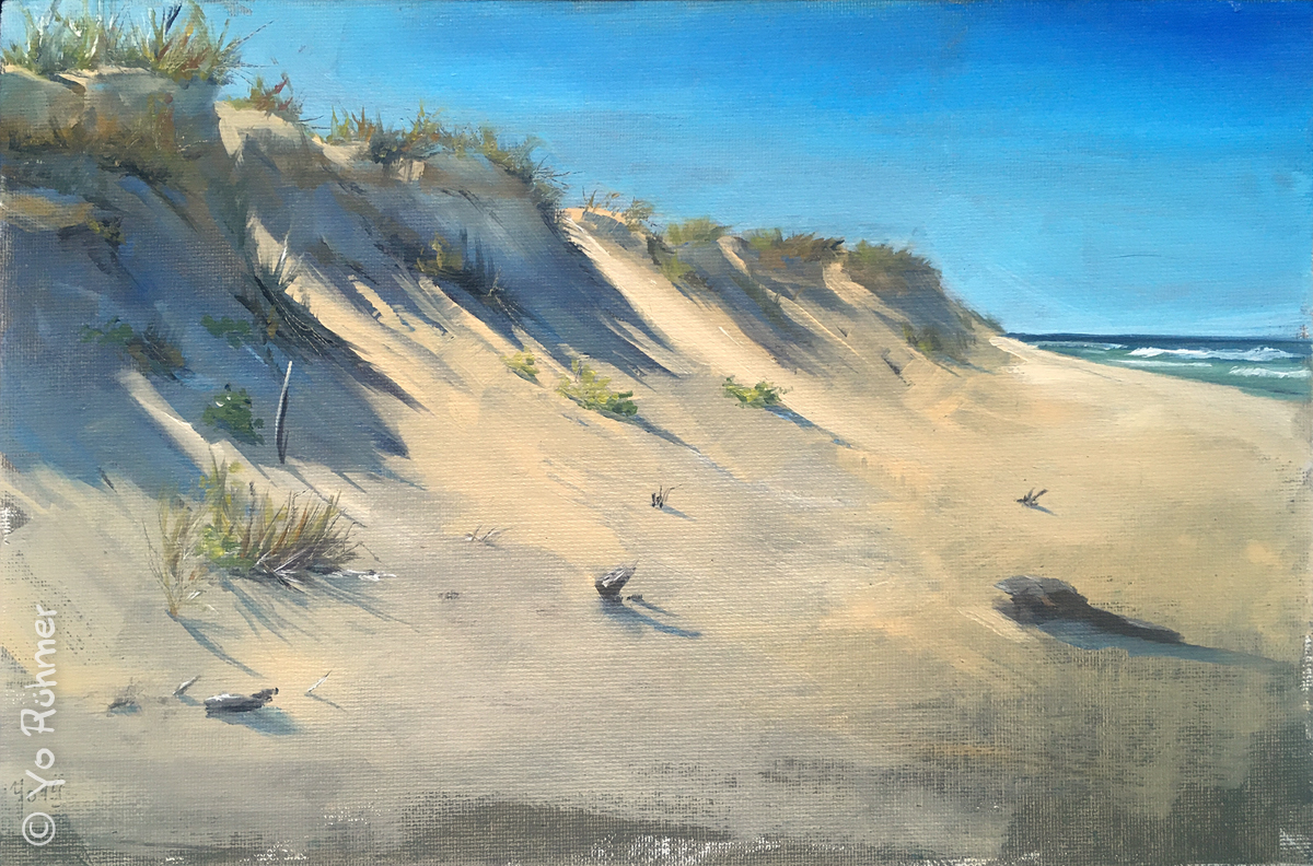 Dune an der Côte d'Argent, 30 x 290 cm (Nr. 706) dune_peinture